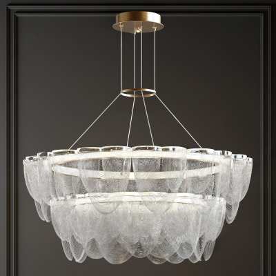 现代水晶灯3D模型下载